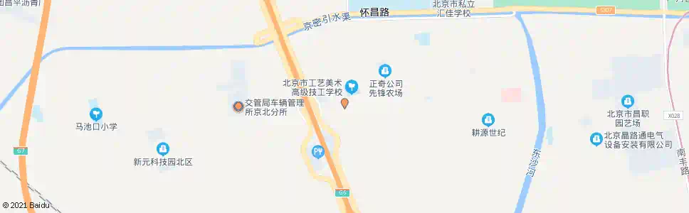 北京白浮_公交站地图_北京公交_妙搜公交查询2025