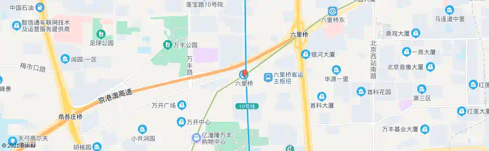北京地铁六里桥站_公交站地图_北京公交_妙搜公交查询2025