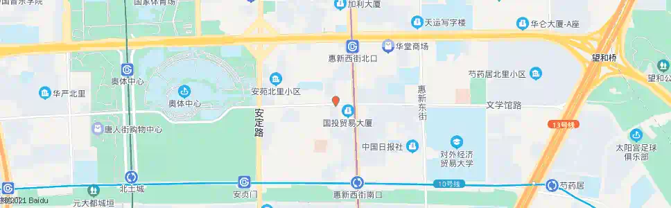 北京安苑路_公交站地图_北京公交_妙搜公交查询2025