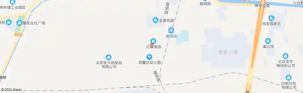 北京郑重庄北口_公交站地图_北京公交_妙搜公交查询2025