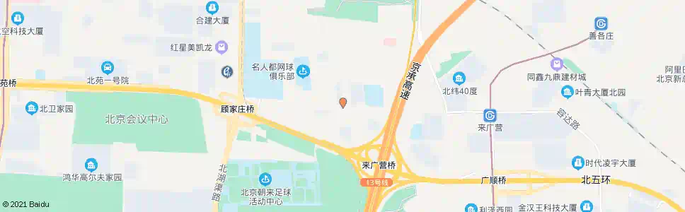 北京来广营西桥_公交站地图_北京公交_妙搜公交查询2025