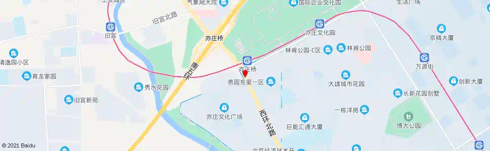 北京亦庄桥南_公交站地图_北京公交_妙搜公交查询2025