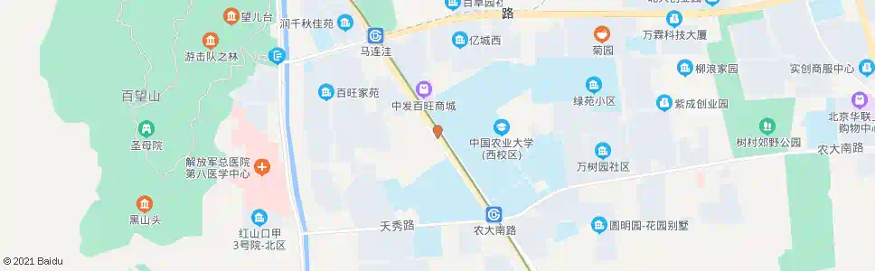 北京梅园_公交站地图_北京公交_妙搜公交查询2025