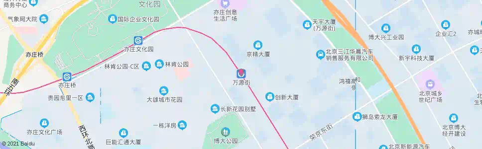 北京万源街站_公交站地图_北京公交_妙搜公交查询2025