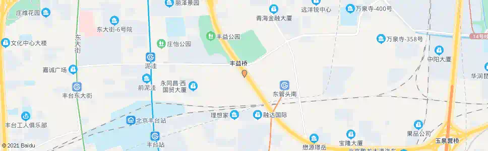 北京丰益桥南_公交站地图_北京公交_妙搜公交查询2025
