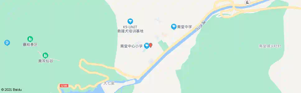 北京斋堂西口_公交站地图_北京公交_妙搜公交查询2025