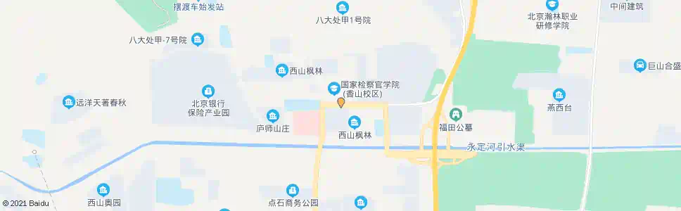 北京西下庄东_公交站地图_北京公交_妙搜公交查询2025