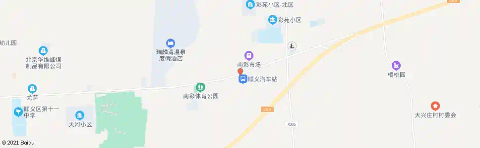 北京南彩车站_公交站地图_北京公交_妙搜公交查询2025