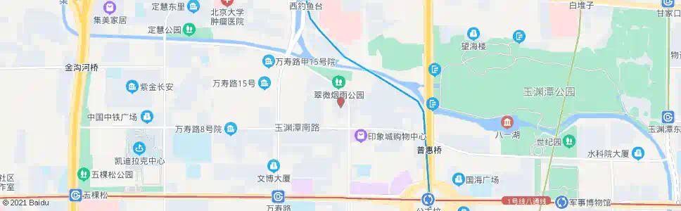 北京翠微东里_公交站地图_北京公交_妙搜公交查询2025