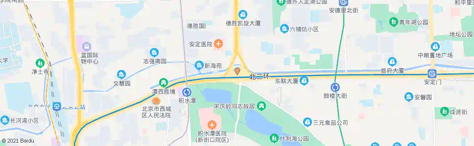北京德胜门_公交站地图_北京公交_妙搜公交查询2025