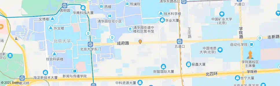 北京清华园_公交站地图_北京公交_妙搜公交查询2025