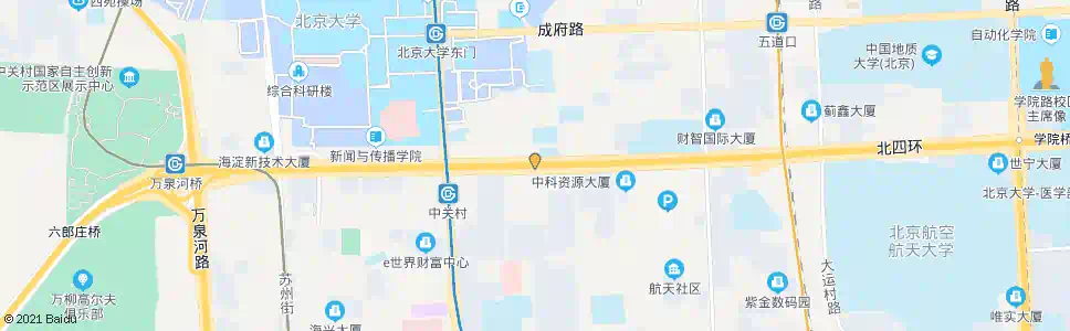北京中关村一街_公交站地图_北京公交_妙搜公交查询2025