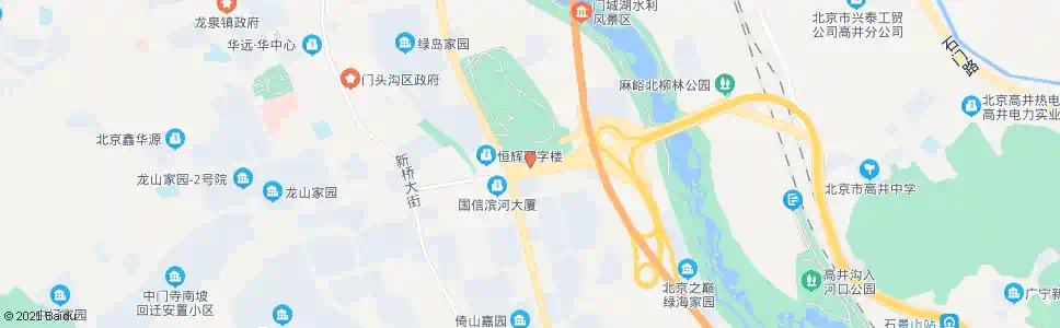 北京侯庄子_公交站地图_北京公交_妙搜公交查询2025