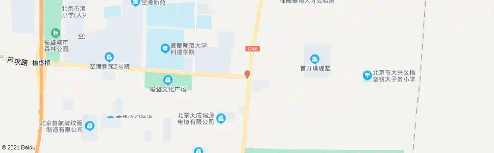 北京榆垡路东口_公交站地图_北京公交_妙搜公交查询2025