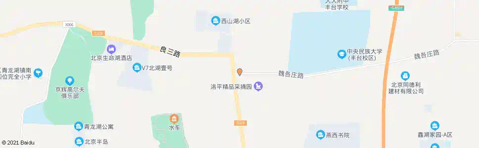 北京北洛平村_公交站地图_北京公交_妙搜公交查询2025