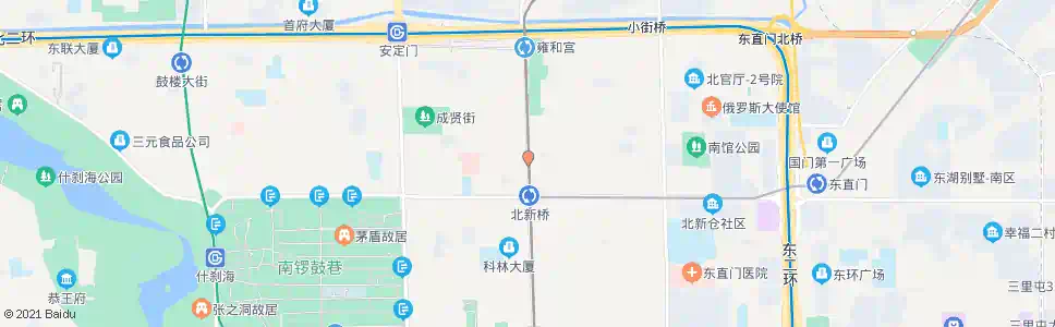 北京北新桥路口北_公交站地图_北京公交_妙搜公交查询2025