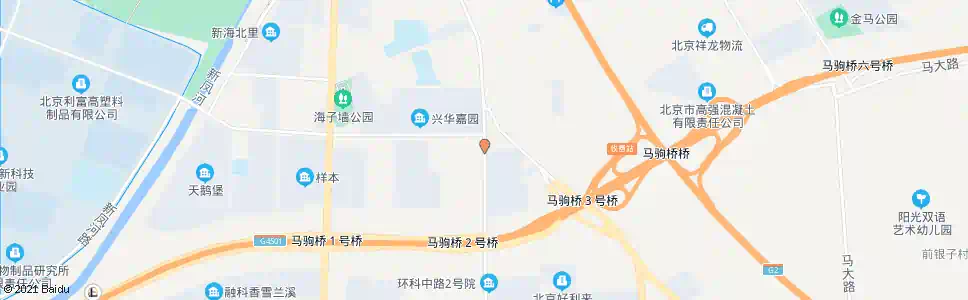 北京马驹桥老桥_公交站地图_北京公交_妙搜公交查询2025