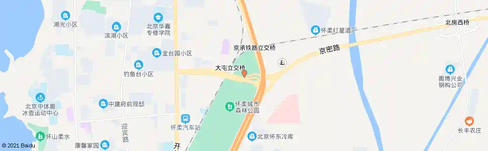 北京开放东路_公交站地图_北京公交_妙搜公交查询2025