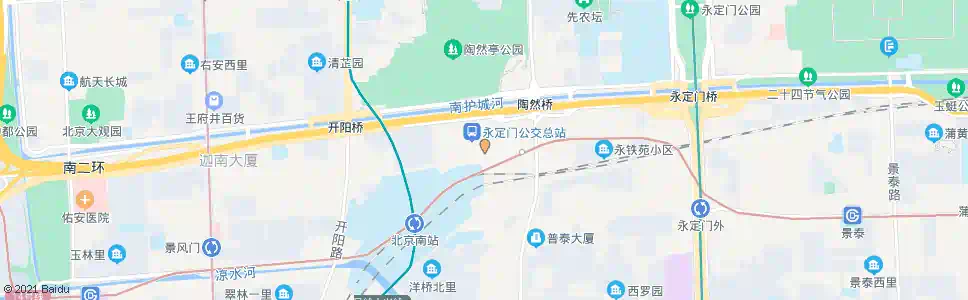 北京永定门长途汽车站_公交站地图_北京公交_妙搜公交查询2025
