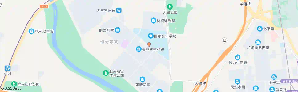 北京国家会计学院_公交站地图_北京公交_妙搜公交查询2025
