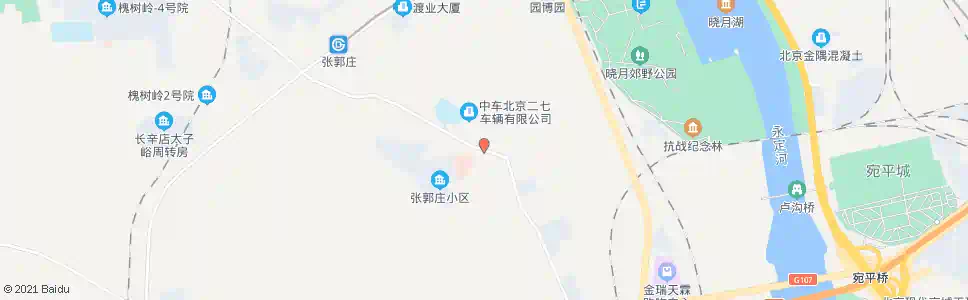 北京张郭庄小区北_公交站地图_北京公交_妙搜公交查询2025