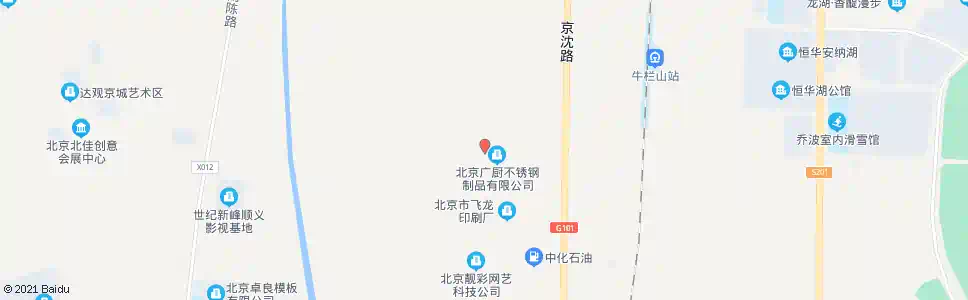 北京晏子村_公交站地图_北京公交_妙搜公交查询2025
