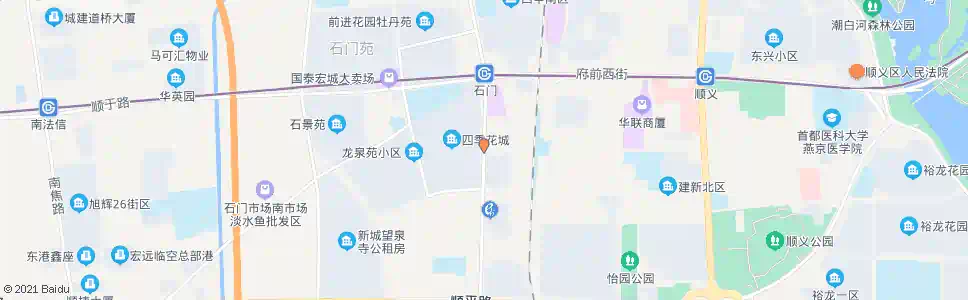 北京四季花城_公交站地图_北京公交_妙搜公交查询2025