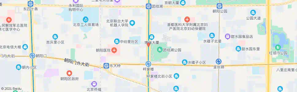 北京白家庄_公交站地图_北京公交_妙搜公交查询2025