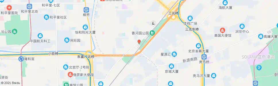 北京左家庄_公交站地图_北京公交_妙搜公交查询2025