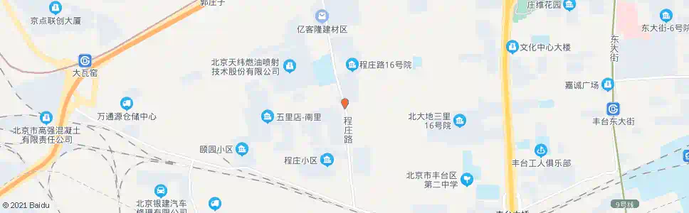 北京程庄路_公交站地图_北京公交_妙搜公交查询2025