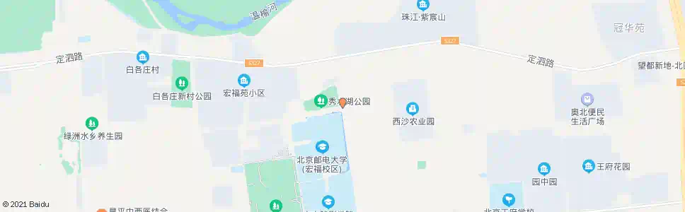 北京宏福苑小区南_公交站地图_北京公交_妙搜公交查询2025