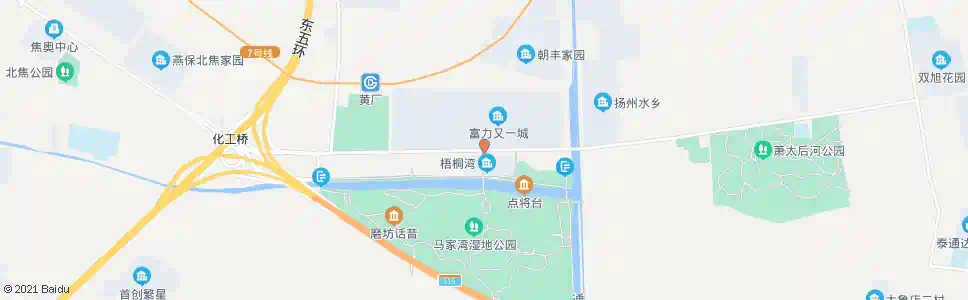 北京马家湾_公交站地图_北京公交_妙搜公交查询2025