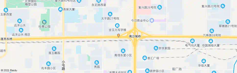 北京南沙窝桥西_公交站地图_北京公交_妙搜公交查询2025
