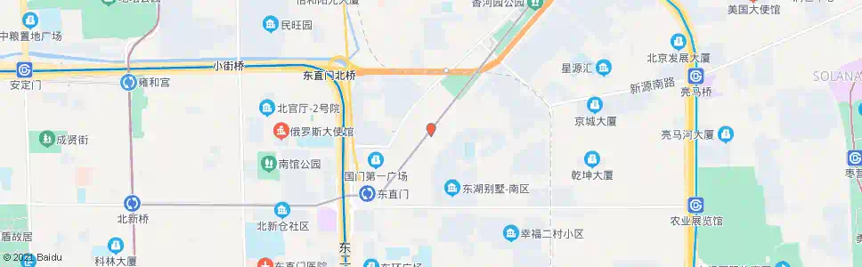 北京东直门外_公交站地图_北京公交_妙搜公交查询2025