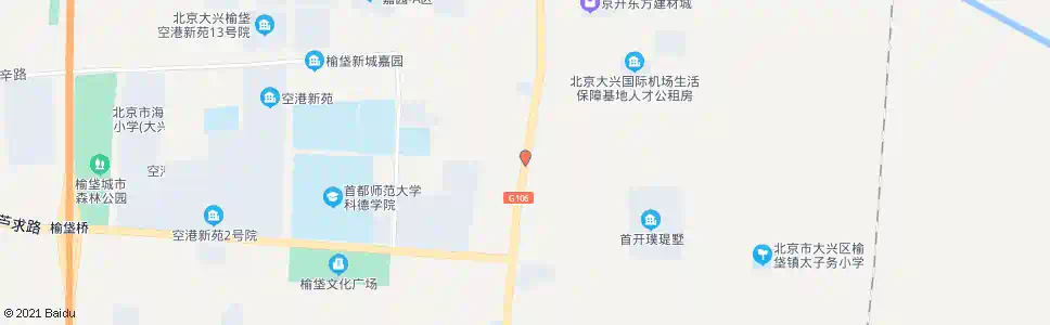 北京榆垡南站_公交站地图_北京公交_妙搜公交查询2025