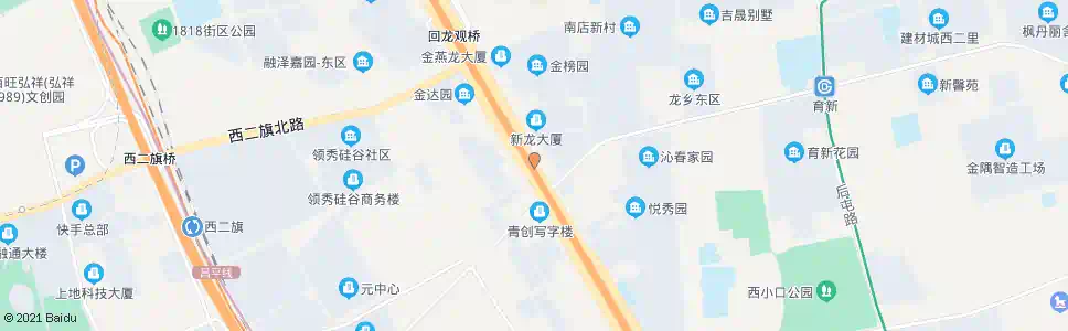 北京西三旗桥北_公交站地图_北京公交_妙搜公交查询2025