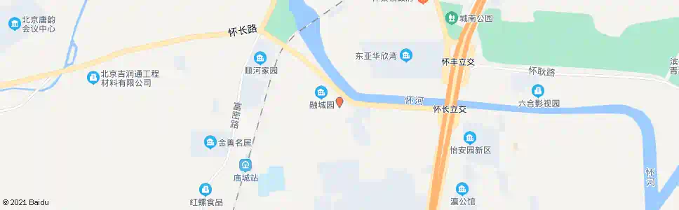 北京融城花园_公交站地图_北京公交_妙搜公交查询2025