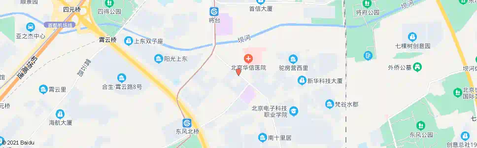 北京酒仙桥中心小学_公交站地图_北京公交_妙搜公交查询2025