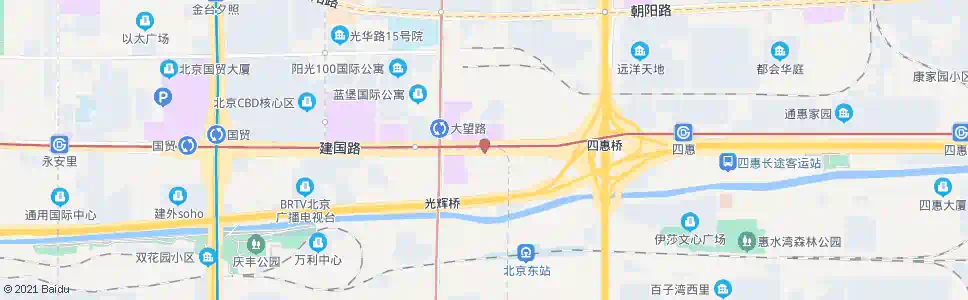 北京八王坟东_公交站地图_北京公交_妙搜公交查询2025