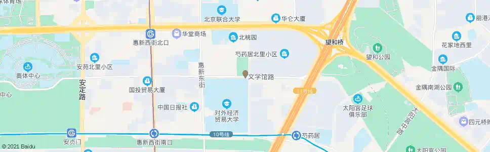 北京中国现代文学馆_公交站地图_北京公交_妙搜公交查询2025