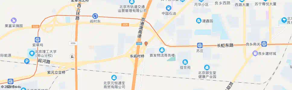 北京良乡阎村桥_公交站地图_北京公交_妙搜公交查询2025