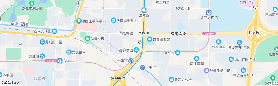 北京十里河(京瑞大厦)_公交站地图_北京公交_妙搜公交查询2025