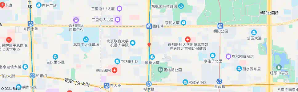 北京白家庄北_公交站地图_北京公交_妙搜公交查询2025