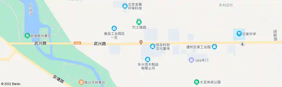 北京小甘棠_公交站地图_北京公交_妙搜公交查询2025