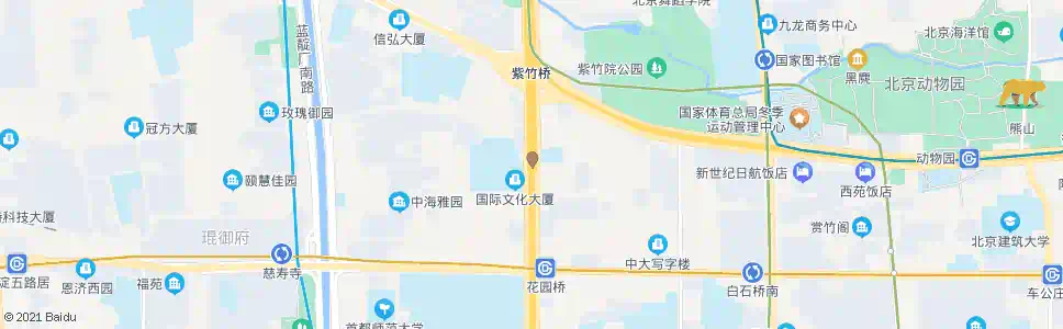 北京紫竹桥南_公交站地图_北京公交_妙搜公交查询2025