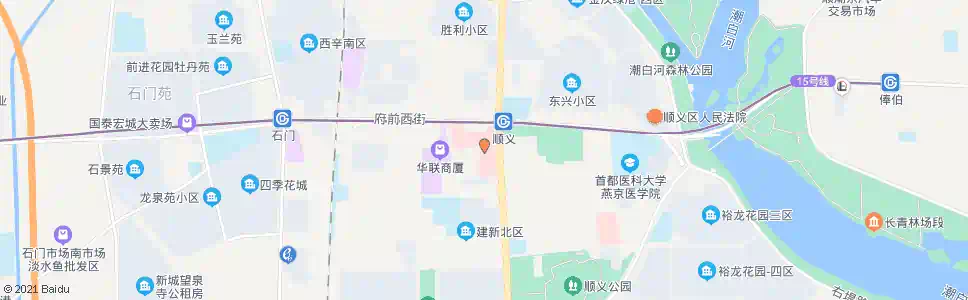 北京顺义区医院_公交站地图_北京公交_妙搜公交查询2025