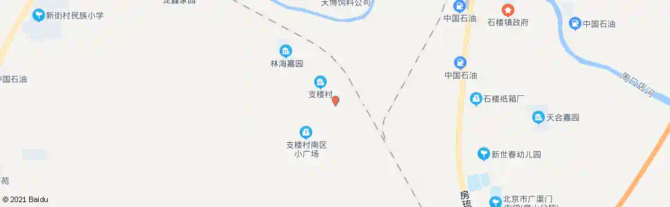 北京支楼村_公交站地图_北京公交_妙搜公交查询2025