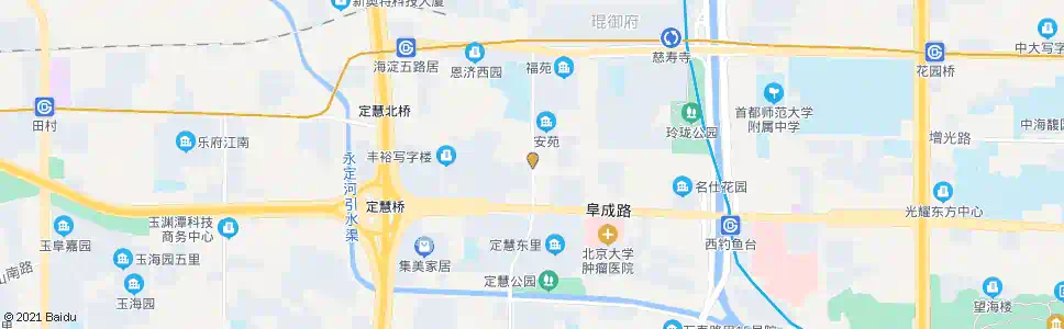 北京恩济西街南站_公交站地图_北京公交_妙搜公交查询2025