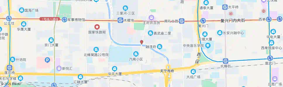 北京真武庙三里_公交站地图_北京公交_妙搜公交查询2025