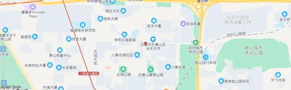 北京八角西街北口_公交站地图_北京公交_妙搜公交查询2025